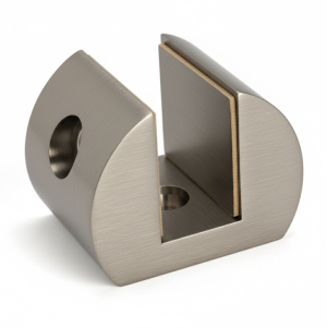 FHC No-Drill Shelf Clamp - 1-1/4" Long for 1/2" Glass