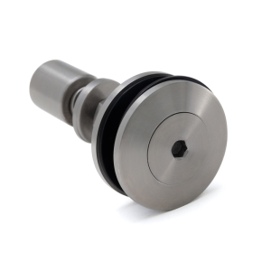 FHC Swivel Glass Fitting For 3/8" -9/16" Glass - Brushed Stainless