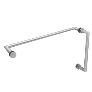 FHC 8" x 24" Mitered Pull/Towel Bar Combo 