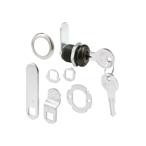 FHC Drawer And Cabinet Lock  - 1-1/8&rdquo; - Diecast Housing With Classic Bronze Finish - Fits On 13/16&rdquo; Max Panel Thickness (1 Kit)