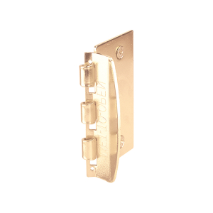 FHC Flip Action Door Lock - Reversible Brass Privacy Lock With Anti-Lock Out Screw For Child Safe Mode - 2-3/4&rdquo; (Single Pack)
