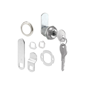 FHC (Keyed Alike) Drawer And Cabinet Lock - 5/8&rdquo; - Diecast Stainless Steel - Fits On 5/16&rdquo; Max Panel Thickness (1 Kit)