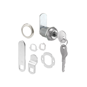 FHC (Keyed Different) Drawer And Cabinet Lock - 7/8&rdquo; - Diecast Stainless Steel - Fits On 9/16&rdquo; Max Panel Thickness (1 Kit)