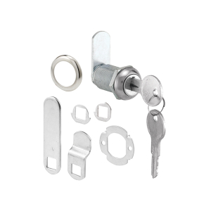 FHC (Keyed Different) Drawer And Cabinet Lock - 1 1/8&rdquo; - Diecast Stainless Steel - Fits On 13/16&rdquo; Max Panel Thickness