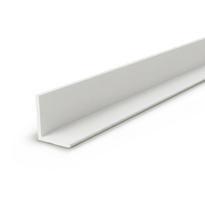 FHC White Trim Quick Vinyl 'L' Trim - 2" x 1" - 14' Length