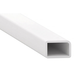 FHC White QT Vinyl Stop - 1/2" x 1" - 14' Length