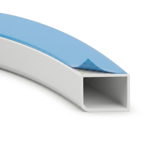 FHC White QT Vinyl Stop - 3/4" x 1" - 14' Length