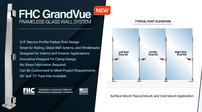 FHC | The Glazing Supply Company | Frameless Hardware Company