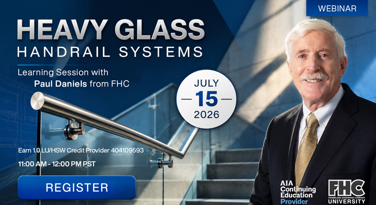 Heavy Glass Handrail Systems - Learning Sessions with Paul Daniels from FHC 