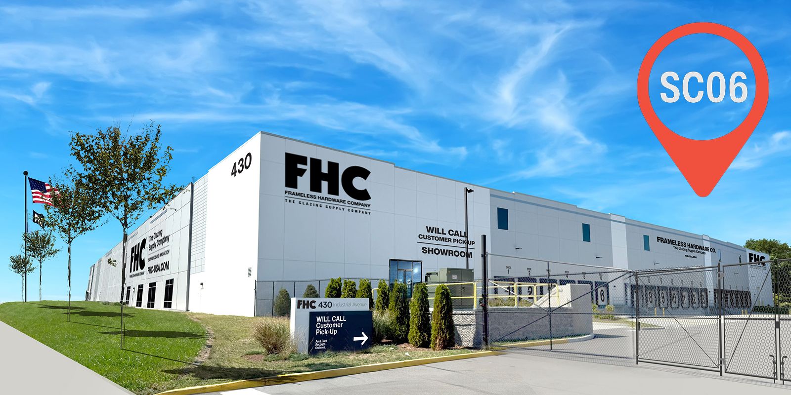 Front View of FHC Service Center Building in New Jersey